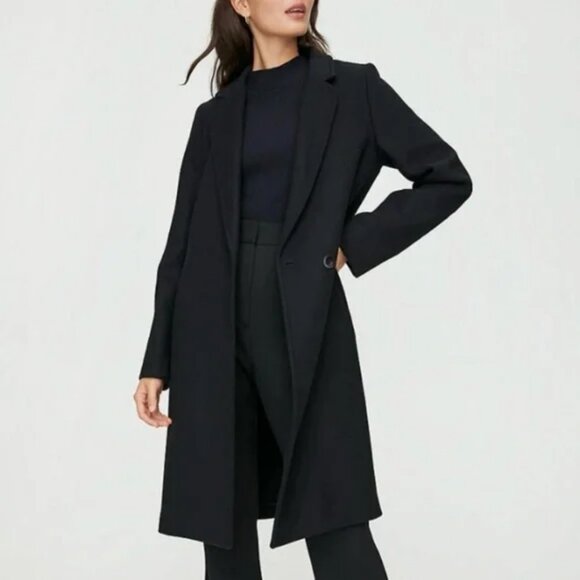 Babaton The New Stedman Coat - Virgin Wool (colour: black) - Picture 4 of 4